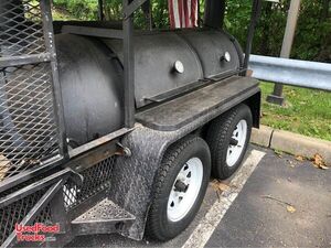 Commercial Open Barbecue Smoker / BBQ Tailgating Trailer
