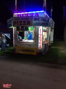 Pizza Concession Trailer with 2005 GMC Box Truck w/ 2 Bunks & Shower