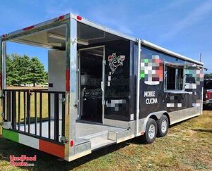 Like-New Kitchen Food Concession Trailer | Mobile Food Unit with Open Porch