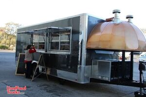 2020 - 8.5' x 27' Turnkey Licensed High Output Wood-Fired Pizza Concession Trailer