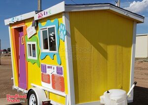 Turnkey 6' x 12' Mobile Snowball Business / Fully Rebuilt Shaved Ice Concession Trailer