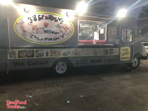 Diesel Chevrolet Step Van Mobile Food Vending Unit / Kitchen Food Truck