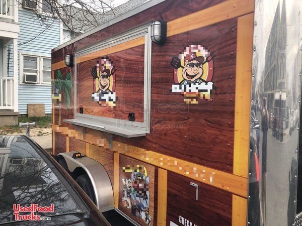2017 -  7' x 14' Street Food Mobile Kitchen Concession Trailer