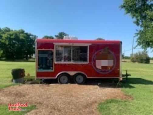 Turnkey Ready 2019 Cargo Craft 8.5' x 16' Shaved Ice/Snowball Concession Trailer