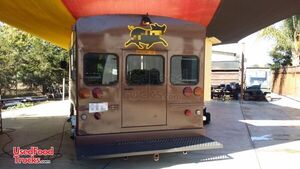 School Bus to Food Truck Conversion Bustaurant w/ 2016 Kitchen Install & HUD Insignia