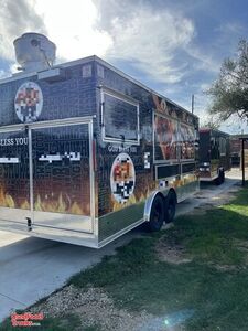 Like New 2022 - 8.5' x 20' Mobile Barbecue and Kitchen Food Trailer