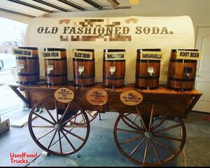 Turnkey Chuck Wagon Style Old Fashioned Soda Business w/ Transport Trailer