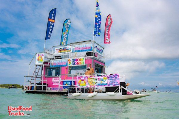 Eye-Catching Turnkey 2017 Ice Cream and Snow Cone Concession Boat