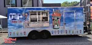 Like-New - 8.5' x 20' Beverage Concession Trailer w/ Walk-in Freezer