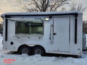 2025 8.5' x 16' Kitchen Food Concession Trailer with Pro-Fire System