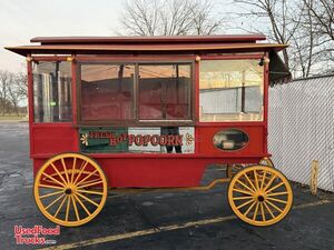 Charming - 5' x 11' Antique Style Popcorn Wagon Old Fashioned Custom Concession Trailer