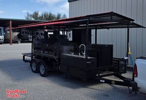 Custom Built - 2021 Freedom Tandem Axle 8' x 16' Open Smoker Barbecue Trailer