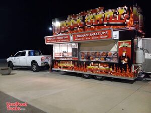 LOADED Carnival Style - 2011 8.5' x 18' Kitchen Food Concession Trailer with Pro-Fire Suppression