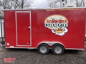 Like New - 2022 8' x 16' Diamond Cargo Mobile Kitchen Food Trailer Concession Trailer