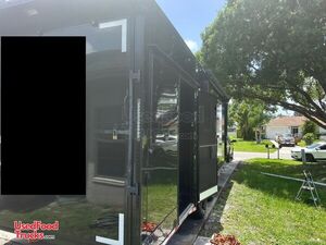 Like New. 2023 8.5' x 16' Barbecue Kitchen Trailer with 10' Porch