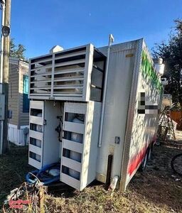 14' Kitchen Food Concession Trailer with Fire Suppression System