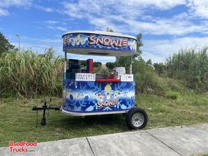 2017 5' x 8' Snowie Shaved Ice Trailer Snowball Concession Trailer