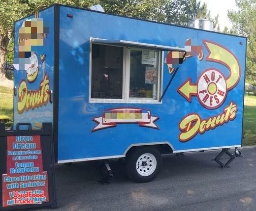12' Fully Equipped Donut Concession Trailer / Turnkey Mini Donut Business