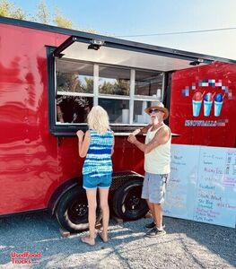 Customized - Turnkey 2024 Rock Solid Cargo 7' x 16' Shaved Ice Concession Trailer