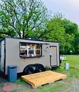 Versatile - 7' x 16' Beverage Concession Trailer Mobile Vending Unit in. Texas