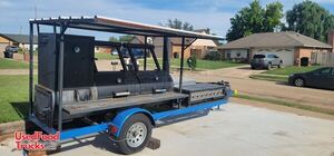 Custom Built - 2015 18' Open BBQ Smoker Trailer | Mobile Unit