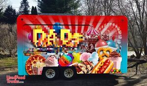 7' x 16' Carnival Fun Food Concession Trailer w/ New Kitchen Mobile Food Unit