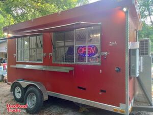 2021 7' x 16' Kitchen Food Concession Trailer with Pro-Fire Suppression
