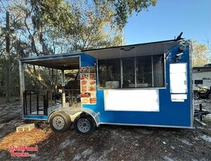 2024 Barbecue Kitchen Food Concession Vending Trailer with Porch and Smoker