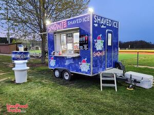 Turnkey - 2018 8' x 8' Snowie Shaved Ice Trailer | Snowball Concession Trailer