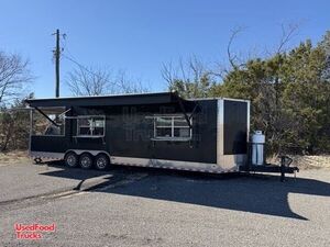 2020 8' x 32' Freedom Barbecue Food Concession Trailer with Porch & Bathroom
