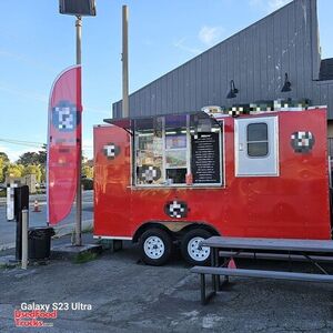 Like New - 2023 8' x 14' Kitchen Food Trailer with Fire Suppression System