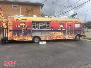 Loaded 33' Shawarmas Mobile Kitchen Food Truck w/ 2024 Kitchen Buildout + Pro Fire System