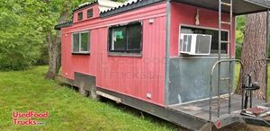 Trolley / Caboose Style 2015 Food Concession Trailer with Newer Equipment