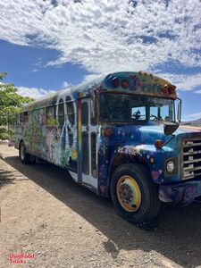 Blue Bird International Coffee & Beverage Bus with Bathroom | Mobile Vending Unit