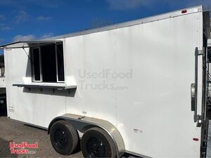 NEW - 2023 7' x 16' Food Concession Trailer DIY Mobile Vending Unit