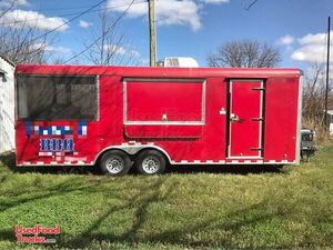 Barbecue Food Concession Trailer | Mobile BBQ Unit with 6' Porch