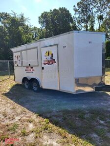 Like-New - 2023 8' x 16' Kitchen Food Concession Trailer with Pro-Fire Suppression