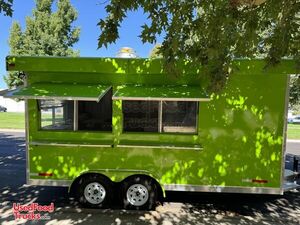 LOADED - 2022 8' x 16' Kitchen Food Concession Trailer with Pro-Fire Suppression