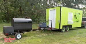 2024 - 24' Barbecue Concession Trailer with Pull Behind Smoker Trailer