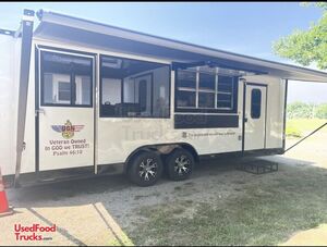 TURNKEY - 2022 8.5' x 14' Spartan Cargo Barbecue Concession Trailer with 10' Screened Porch