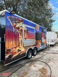 Like-New - 2024 8.5' x 20' Pizza Food Concession Trailer with Pro-Fire Suppression