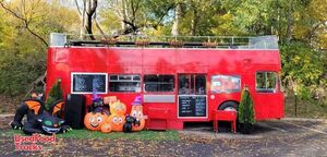 30' Bristol Open Top British Double Decker Bus Food Truck w/Full Kitchen & Dining Space on Deck-