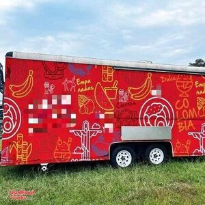 TURNKEY - 8' x 16' Kitchen Food Concession Trailer with Pro-Fire Suppression