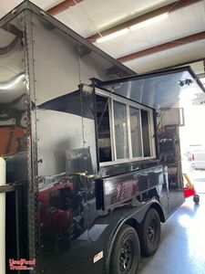 LIKE NEW 2024 8.5' x 14'  Kitchen Food Trailer with Fire Suppression System