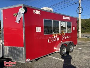 2024 7.5' x 16' Kitchen Food Concession Trailer | Mobile Food Unit