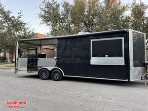 Like-New - 2021 8.5' x 24' Empire Cargo Barbecue Kitchen Trailer with Porch