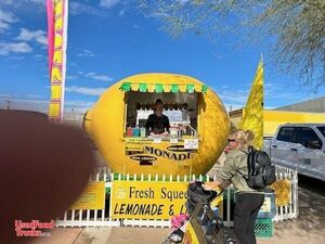 2018 8' x 10' Lemon Shaped Roll-Off Trailer Lemonade / Shaved Ice Concession Stand