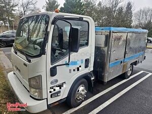 Clean - Isuzu NPR Lunch Serving Food Truck Canteen Truck