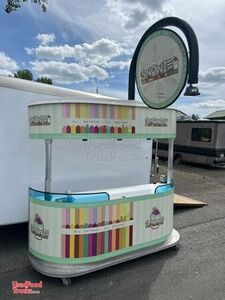 2016 Snowie Shaved Ice Kiosk w/  Ice Shaver Snowball Stand & 10' Transport Trailer