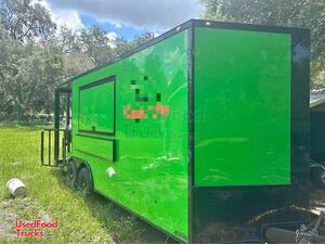 Like New - 2022 8.5' x 20' Barbecue Food Trailer with Porch | Concession Trailer